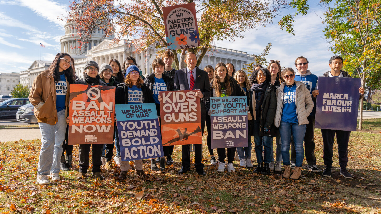 March For Our Lives rallies outside the Capitol to demand an assault weapon ban.